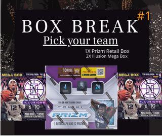 BOX BREAK # 1 Prizm Retail Box and 2 Illusion MEGA BOX