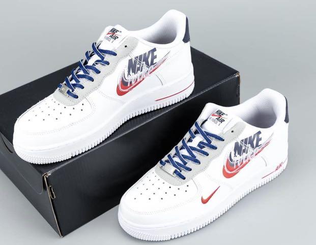 Nike Air Force 1 '07 LV8 SCRIPT SWOOSH TIME CAPSULE UK 7.5 EUR 42 (CT1620  100)