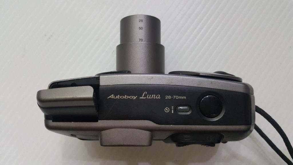 日本製canon autoboy luna 105 底片相機附遙控器沒電池, 相機攝影