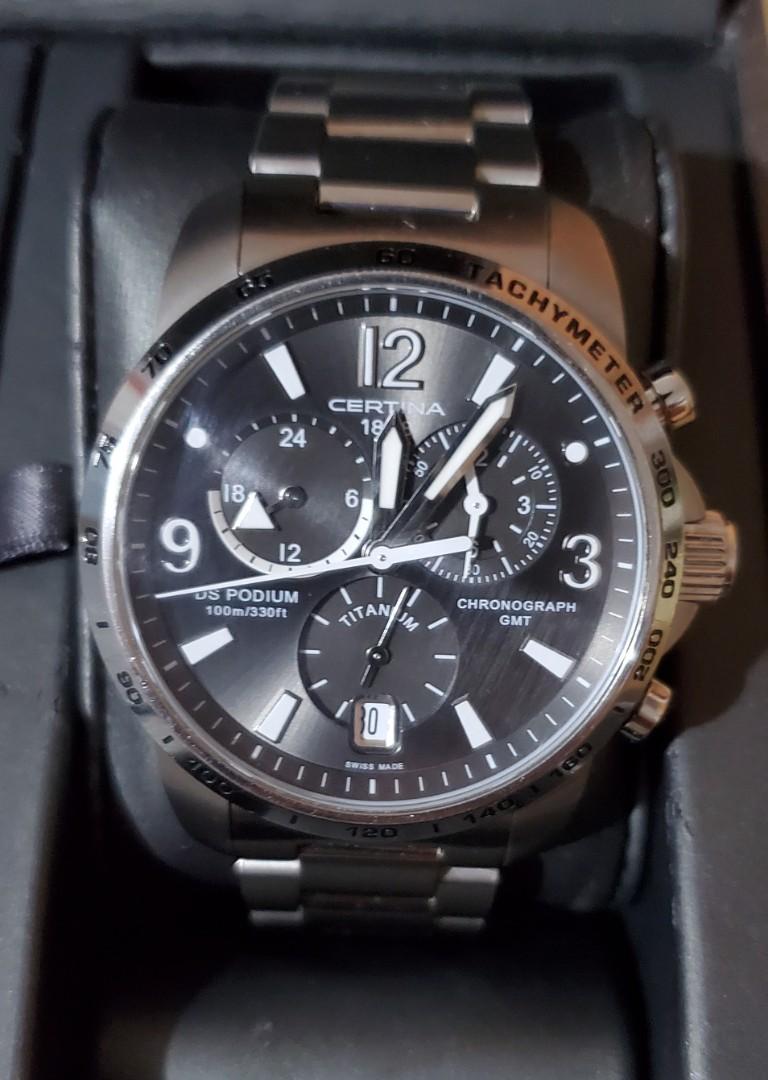 Certina ds podium chronograph titanium sales