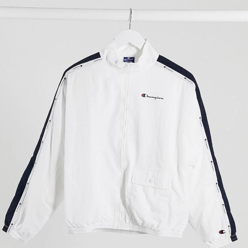 White champion on sale windbreaker womens