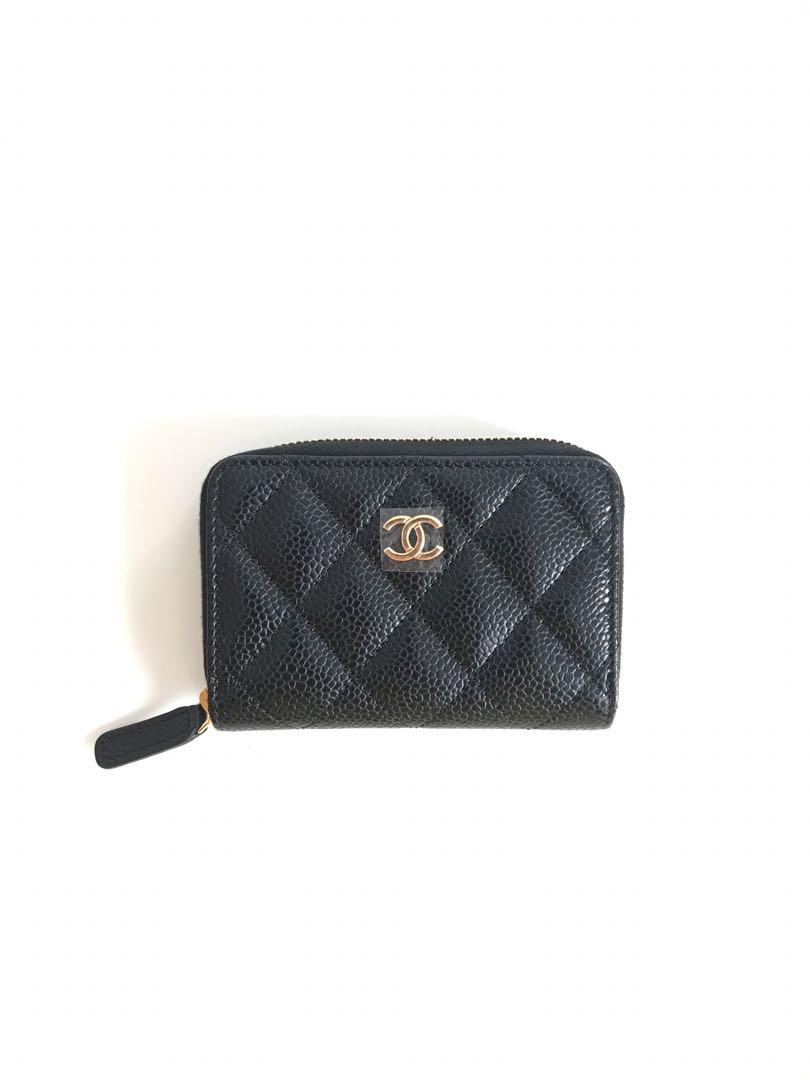 Chanel Classic Zipped Coin Purse GHW, Luxury, Bags & Wallets on Carousell