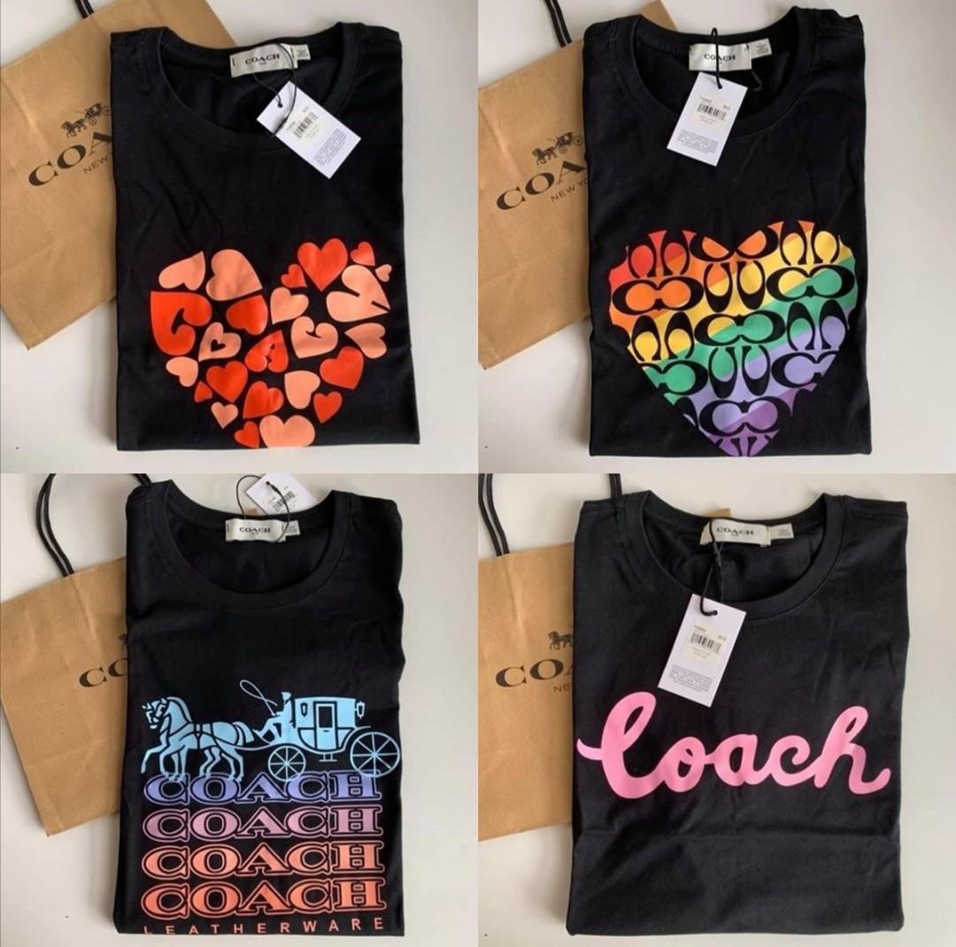 Coach T-Shirt (Large size only), Women's Fashion, Tops, Shirts on Carousell