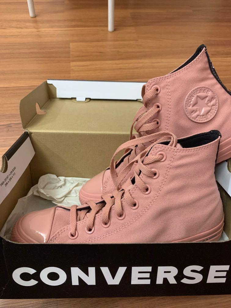 Converse x OPI in Rust Pink Black Women s Fashion Footwear