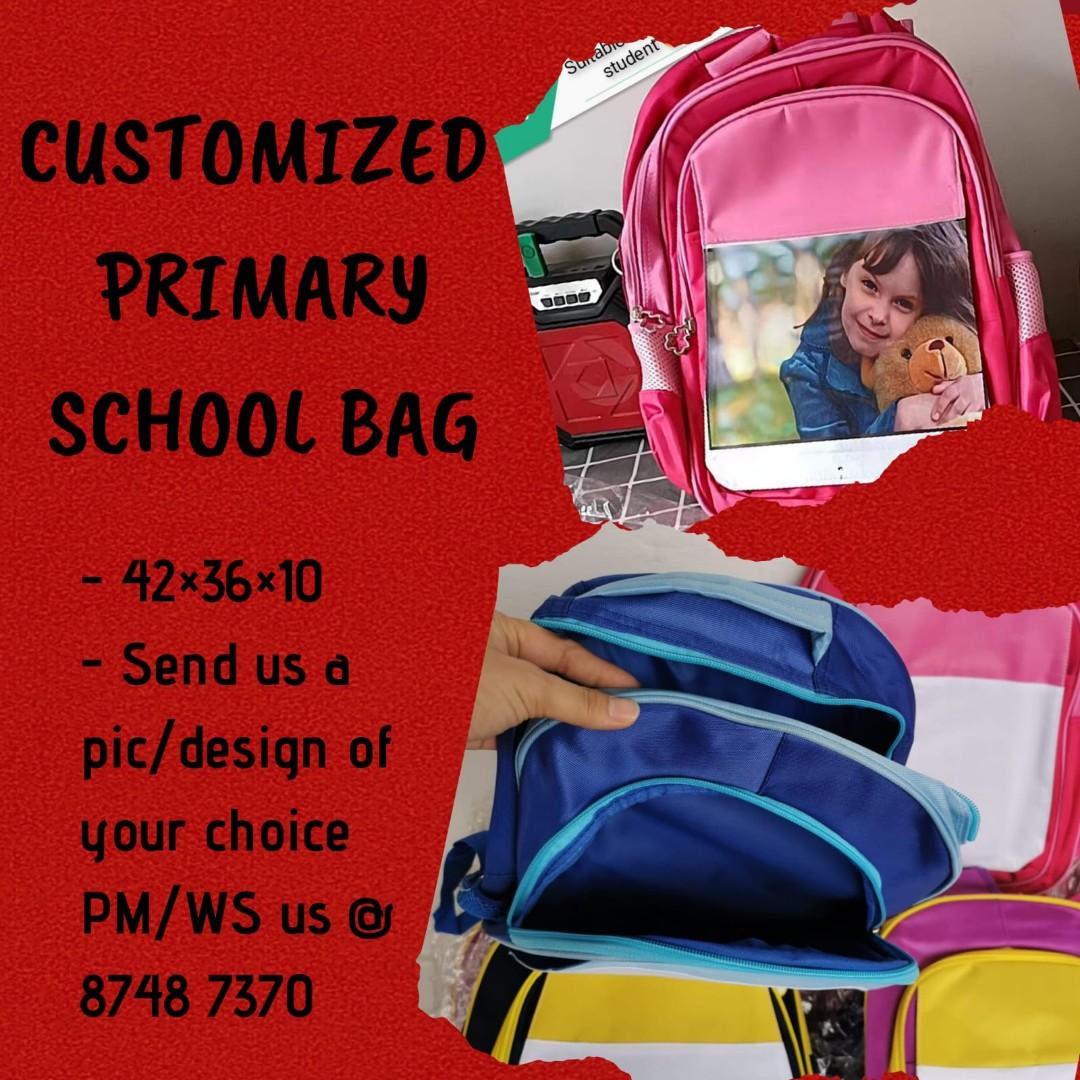 Customised school bag Babies Kids Going Out Diaper Bags