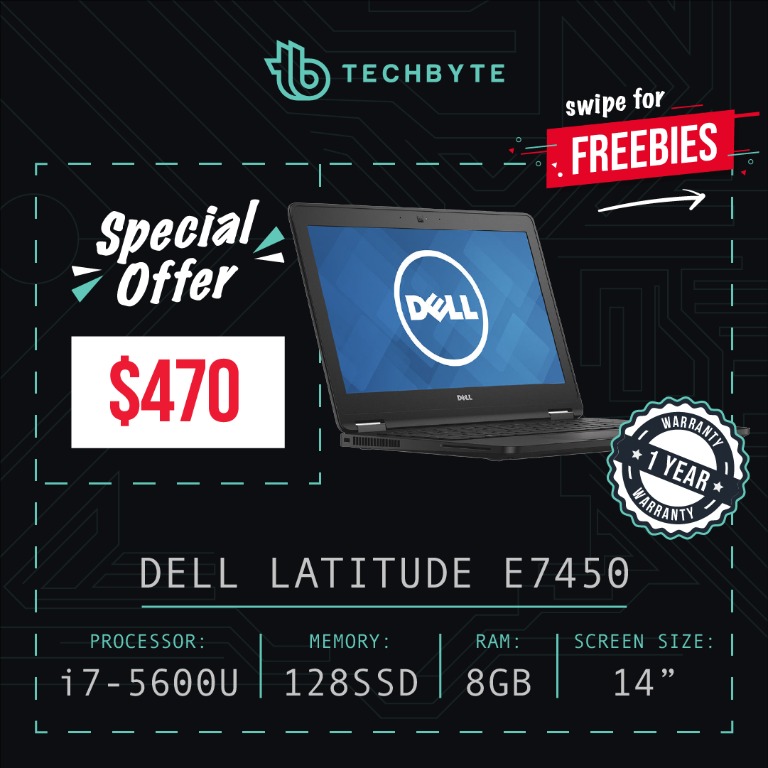 Dell Latitude E7450 14 Core I7 5600u Electronics Computers Laptops On Carousell