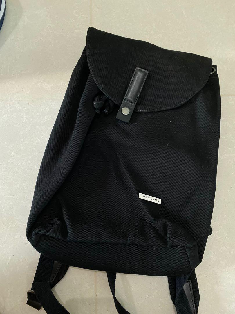 everlane black backpack