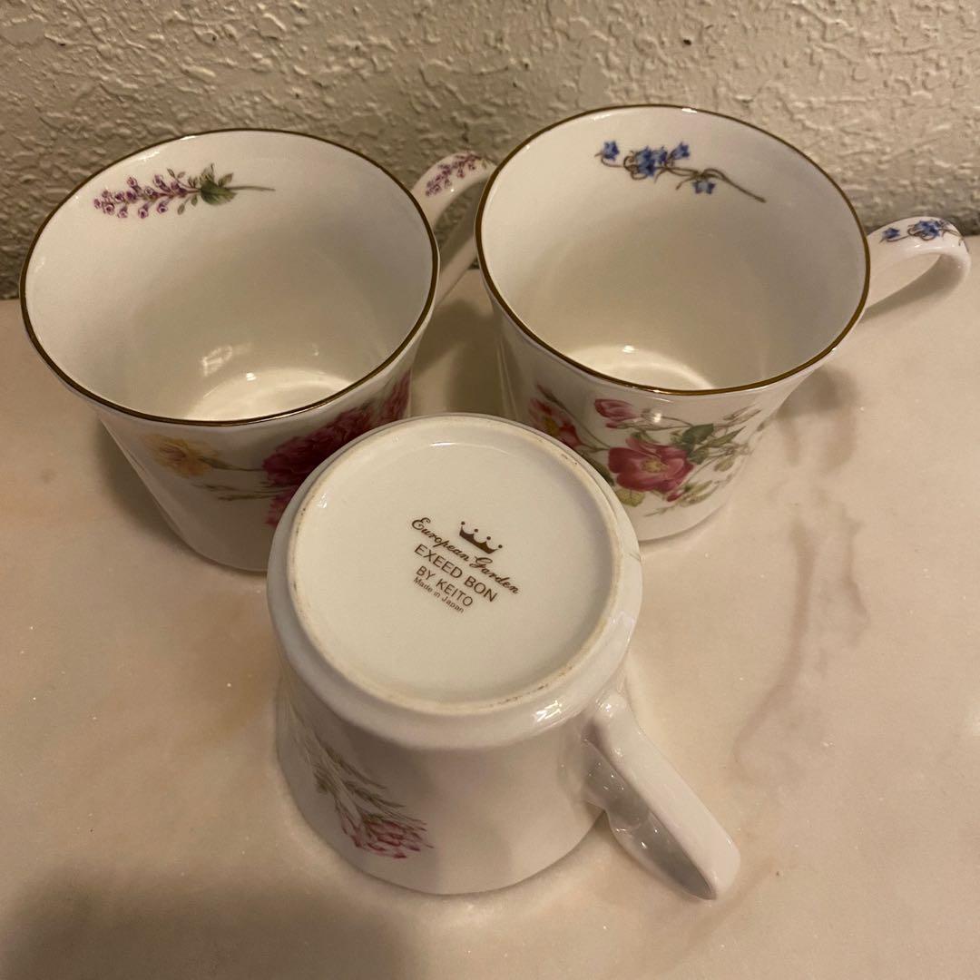 Exceed Bon by Keito Tri Floral Mug Set (Category: Other Kitchenware & Tableware) located in Quezon City. Submitted by kb0030 (Listing ID 1038498447, Image 3). Description: DISCOUNTED! European Garden Collection Sold by set BRAND NEW UNUSED UNBOXED .