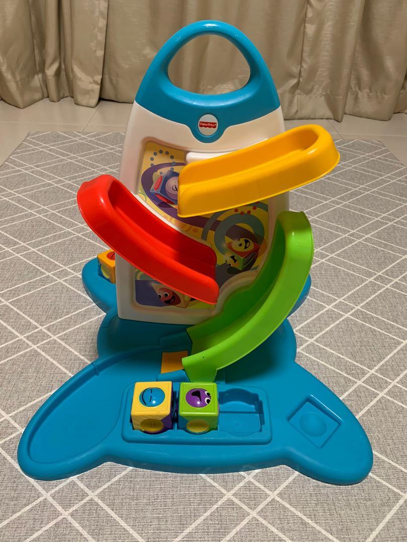 fisher price roller blocks play wall