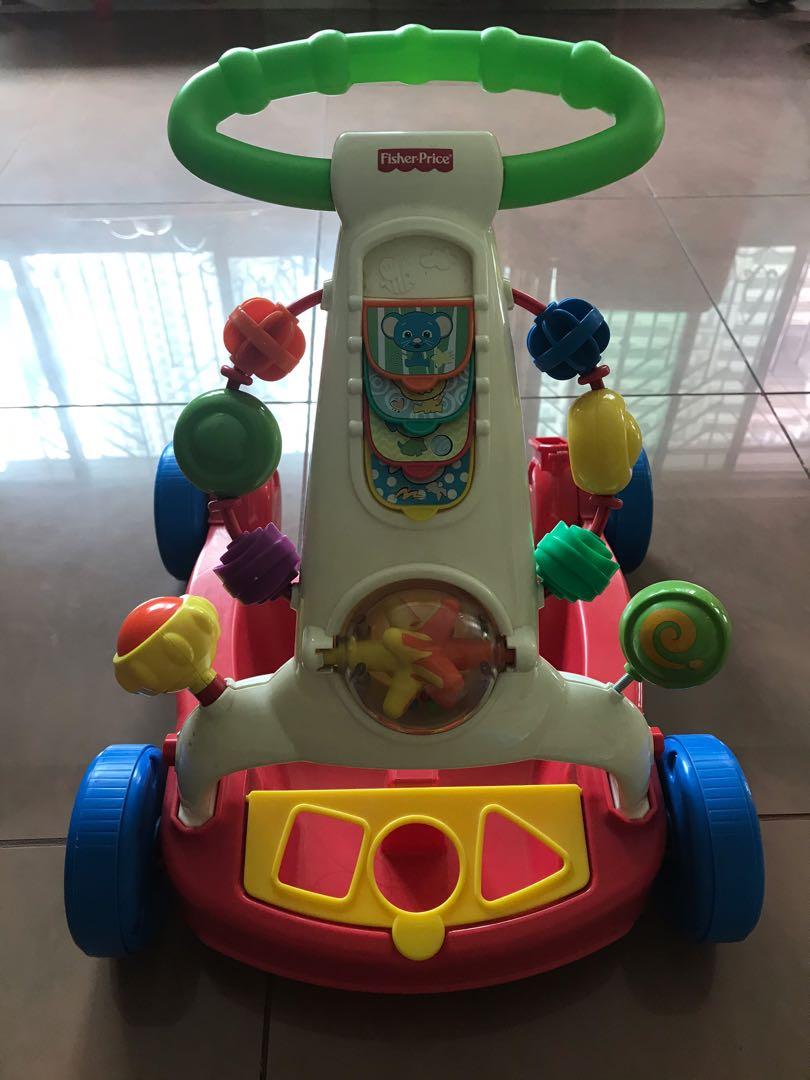 fisher price ride on car walker