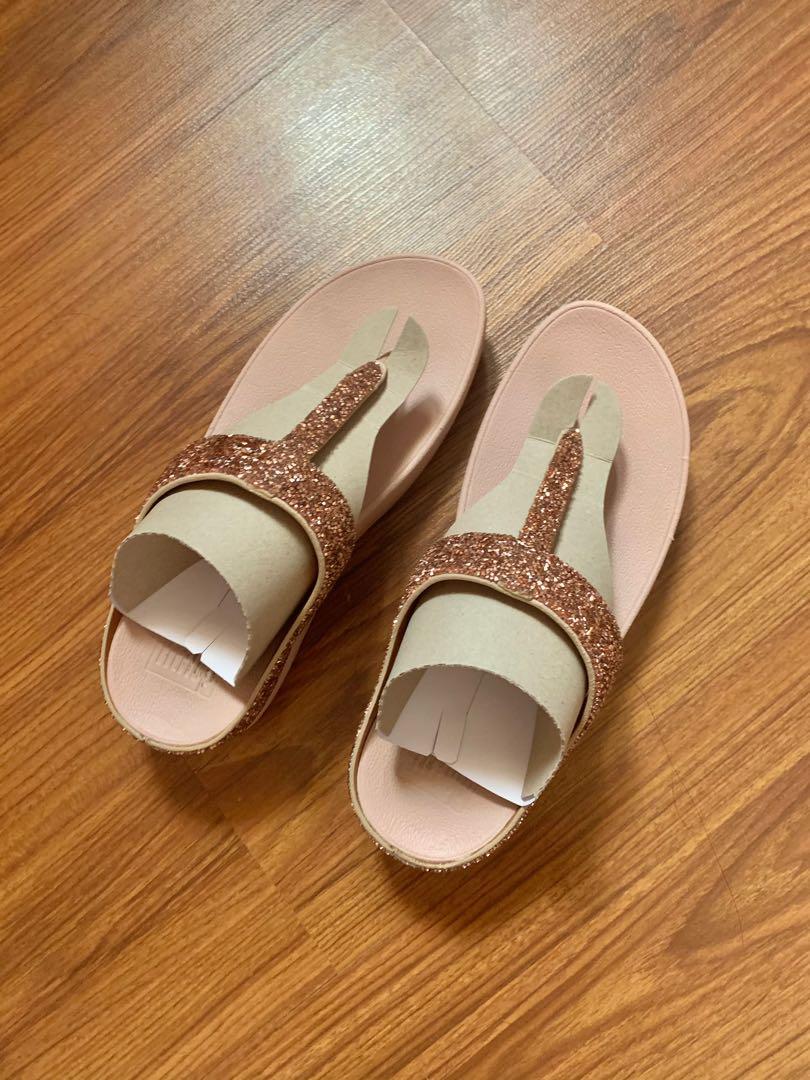 FitFlop Fino Quartz Toe Thong Women s Fashion Footwear Flats Sandals on Carousell