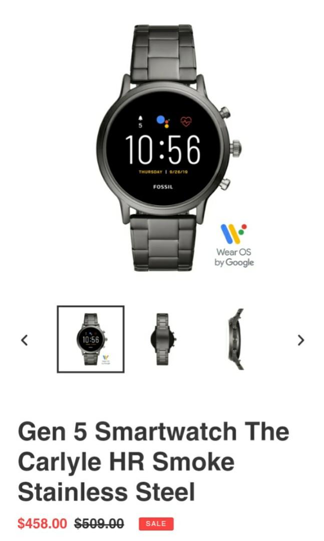 Fossil carlyle best sale gen 5 iphone