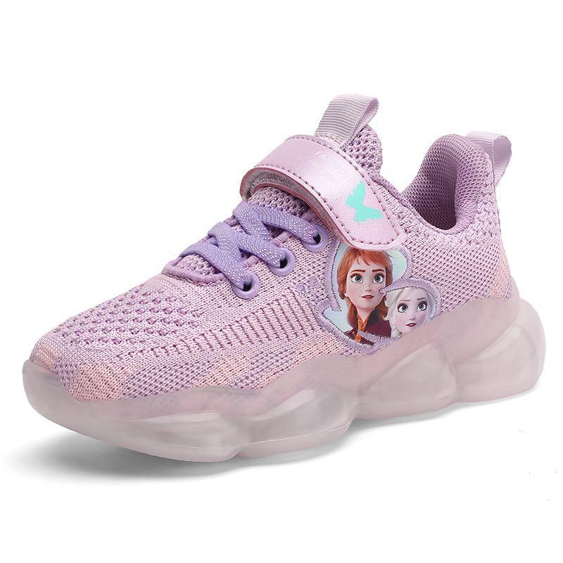 girls lilac trainers