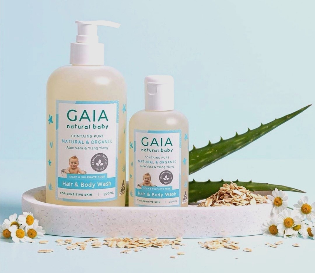 gaia hair and body wash