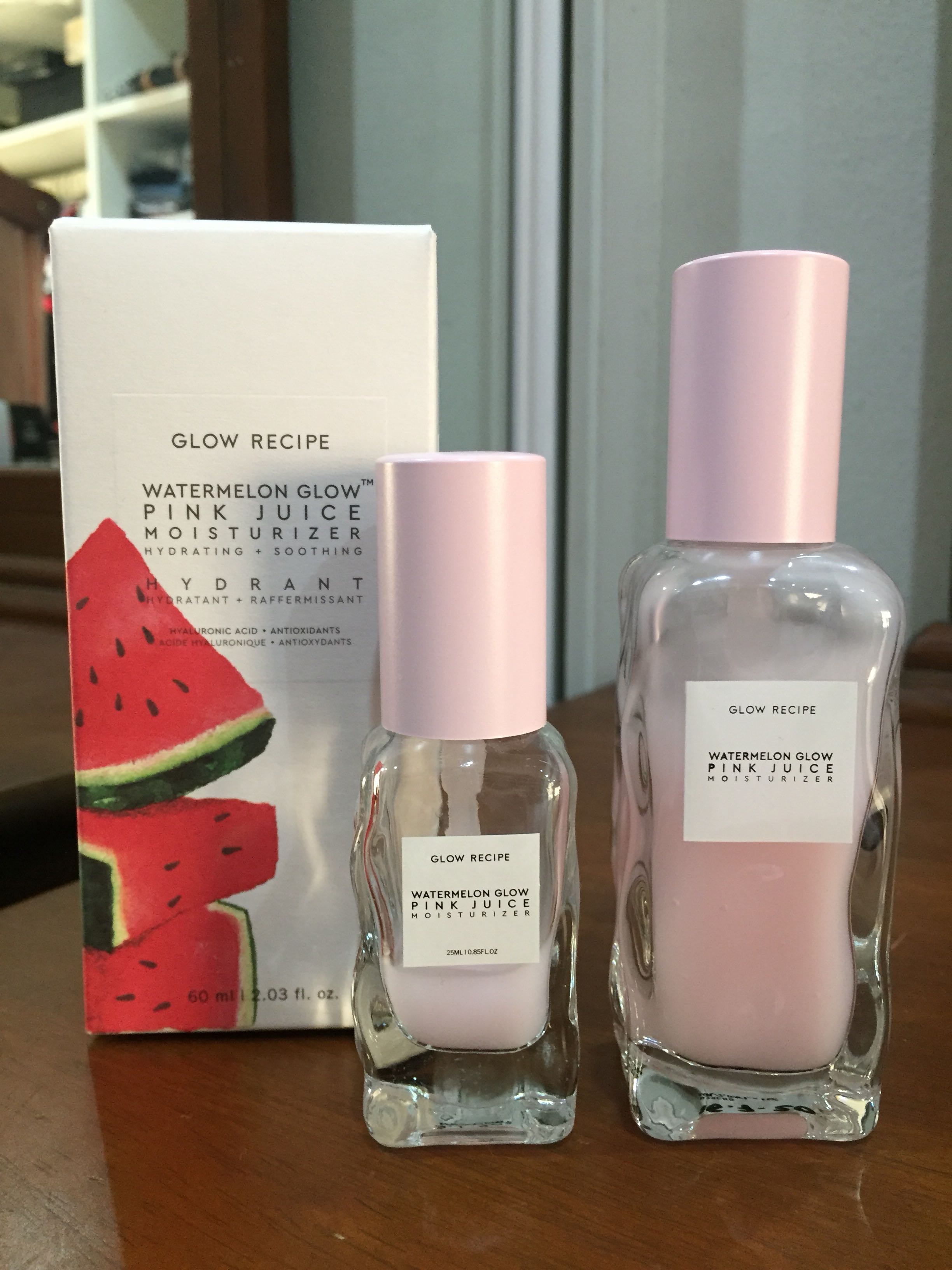 Glow recipe watermelon top pink juice moisturizer