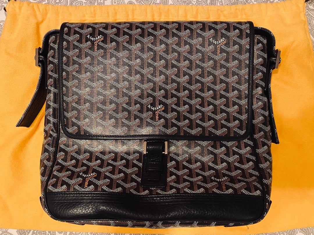 Goyard grand top bleu messenger