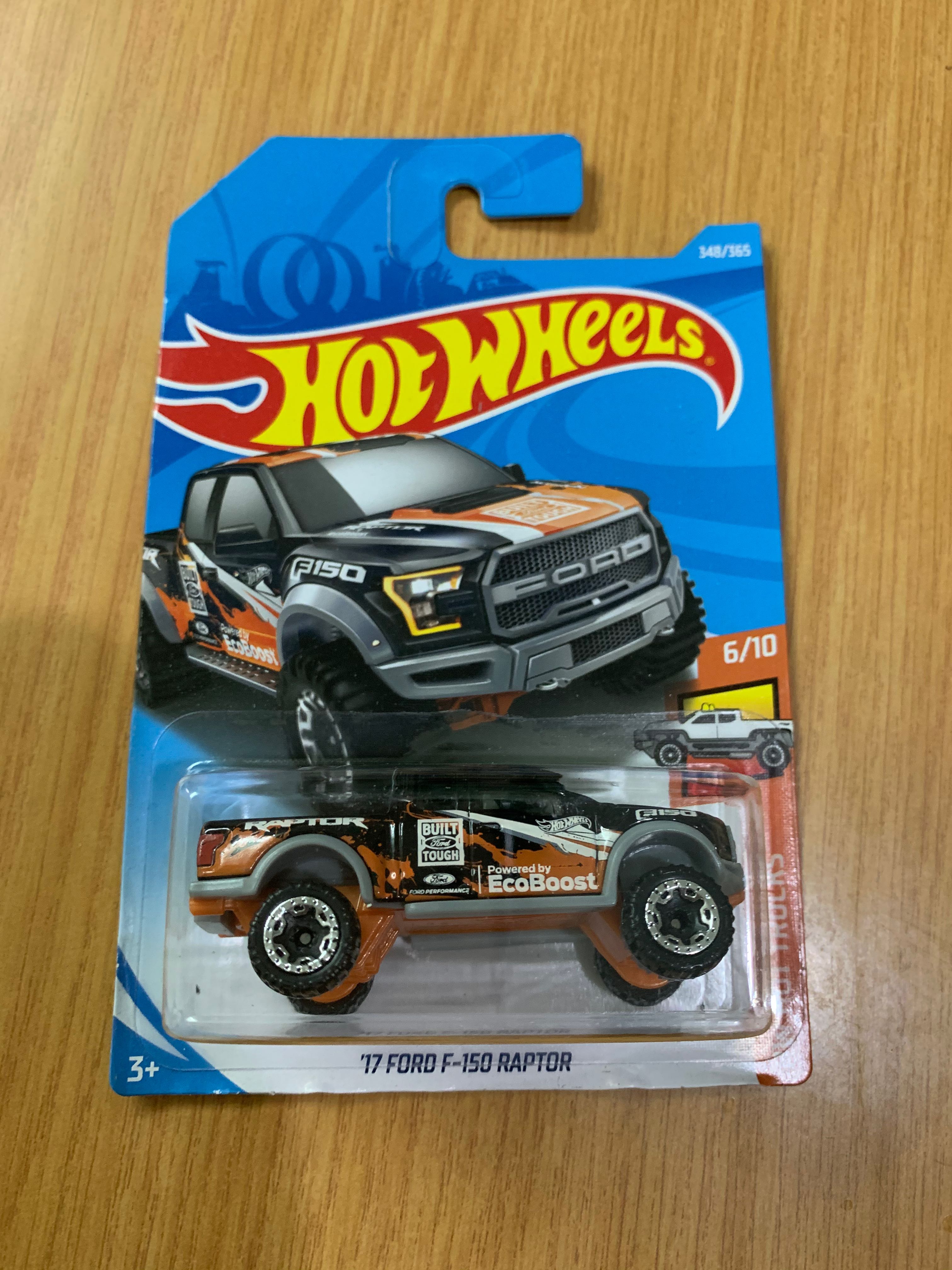 Hot Wheels 17 Ford F 150 Raptor Toys Games Diecast Toy Vehicles On Carousell