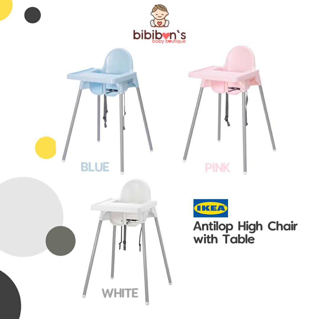 ikea high chair pink