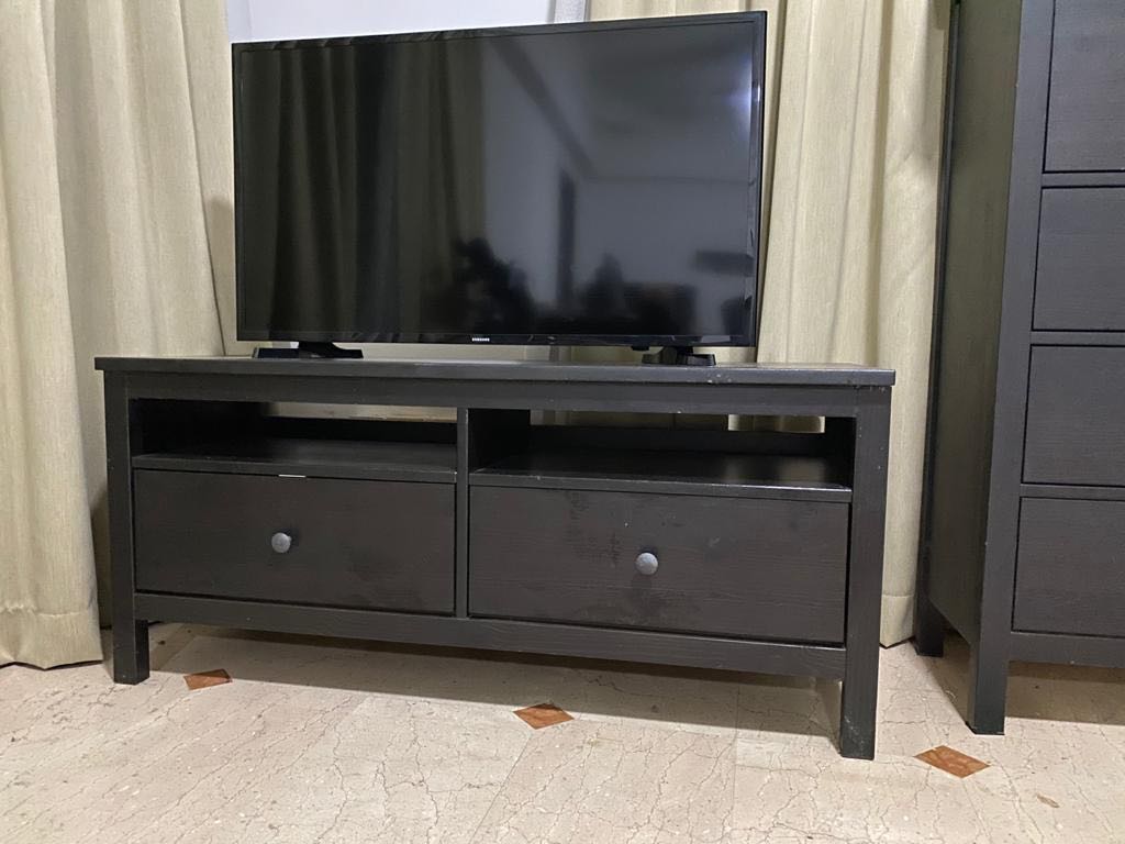 ikea hemnes tv cabinet furniture home living furniture shelves cabinets racks on carousell