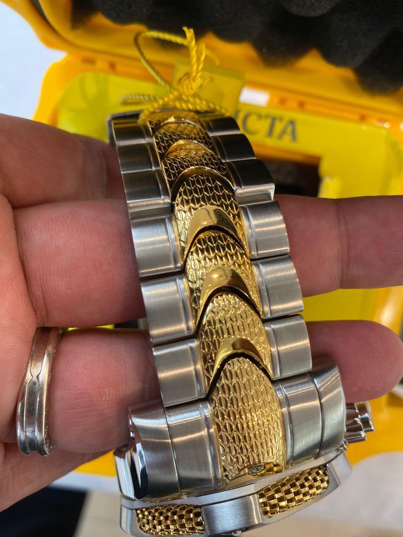 Invicta authentic dragon venom 52 mm 18k gold solid stainless brand New just arrived fm States Mobile Phones Gadgets Wearables Smart Watches on Carousell