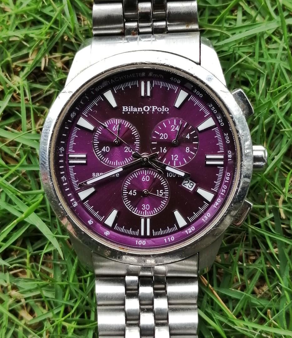 JAM BILAN POLO SAPPHIRE ORIGINAL WATCH Men s Fashion Watches