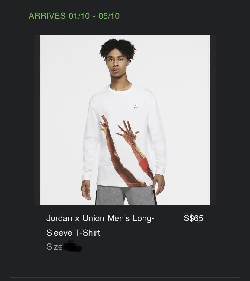 Jordan x Union Long Sleeve tee