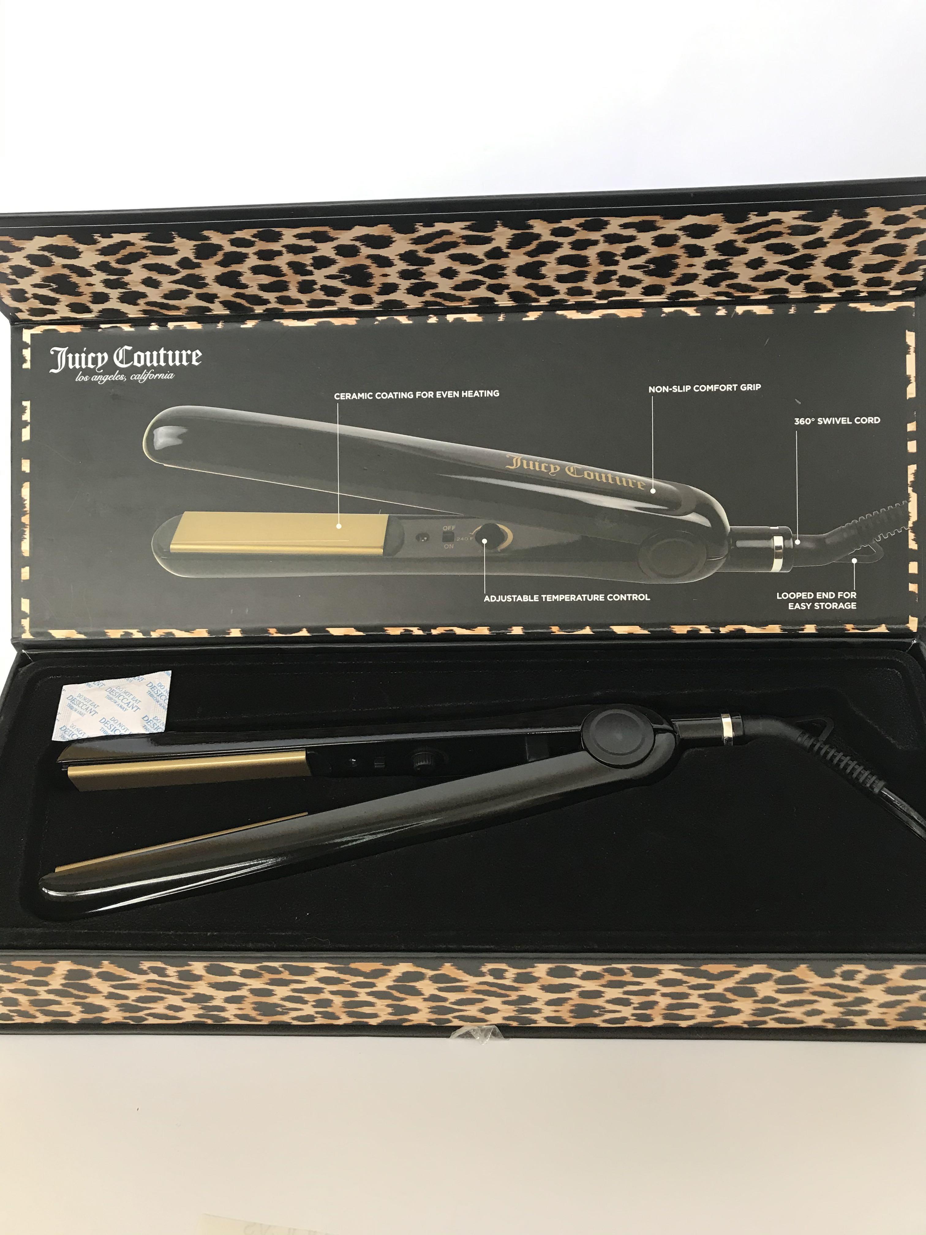 Juicy Couture Ceramic Flat Iron Hair Straightener