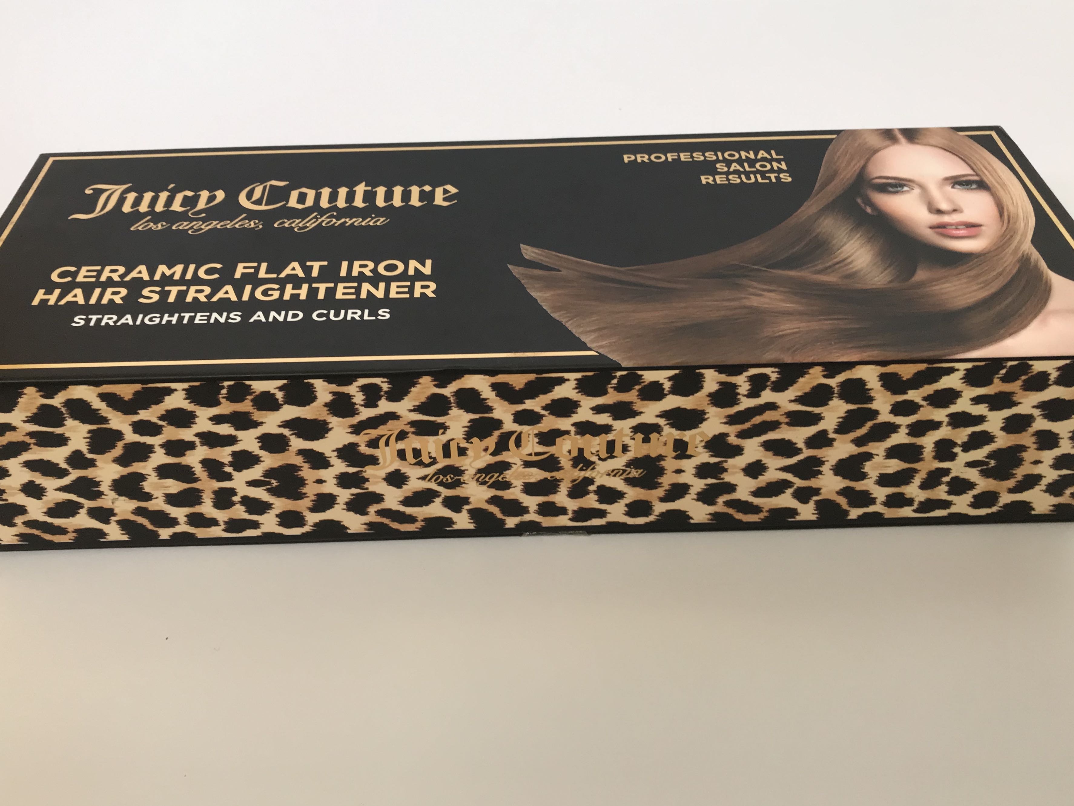 Juicy couture ceramic flat iron