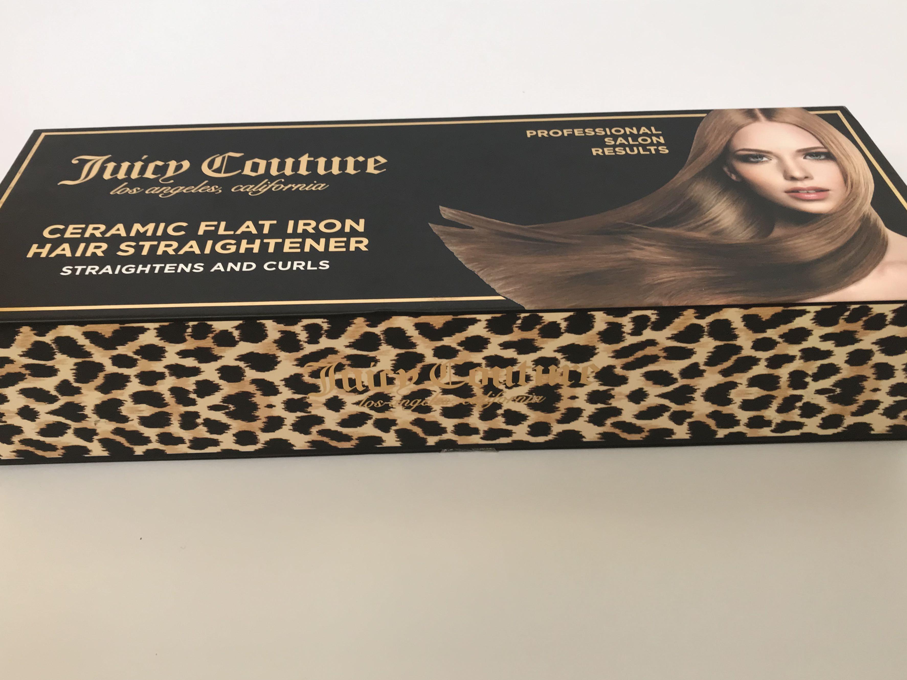 Juicy couture store hair straightener review