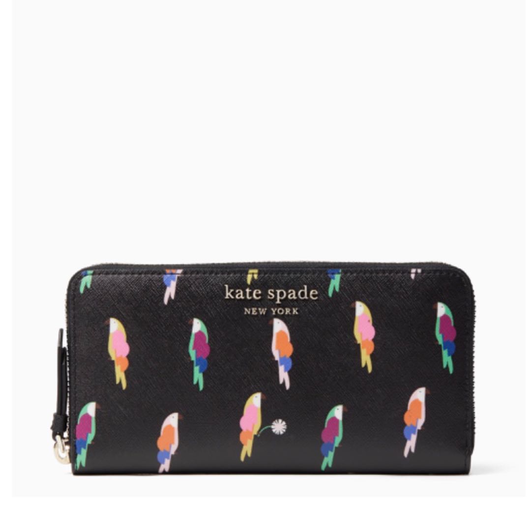 Kate spade bird wallet clearance