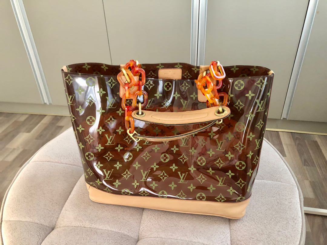 LV Clear Tote with cosmetic pouch  Boutique Londyn