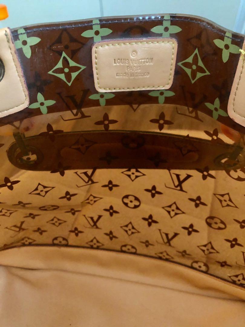 Louis Vuitton monogram clear vinyl beach bag - Vintage/limited edition,  Luxury, Bags & Wallets on Carousell