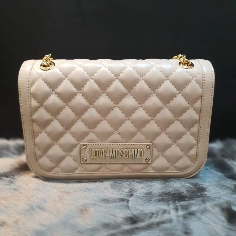 Moschino borsa quilted nappa top