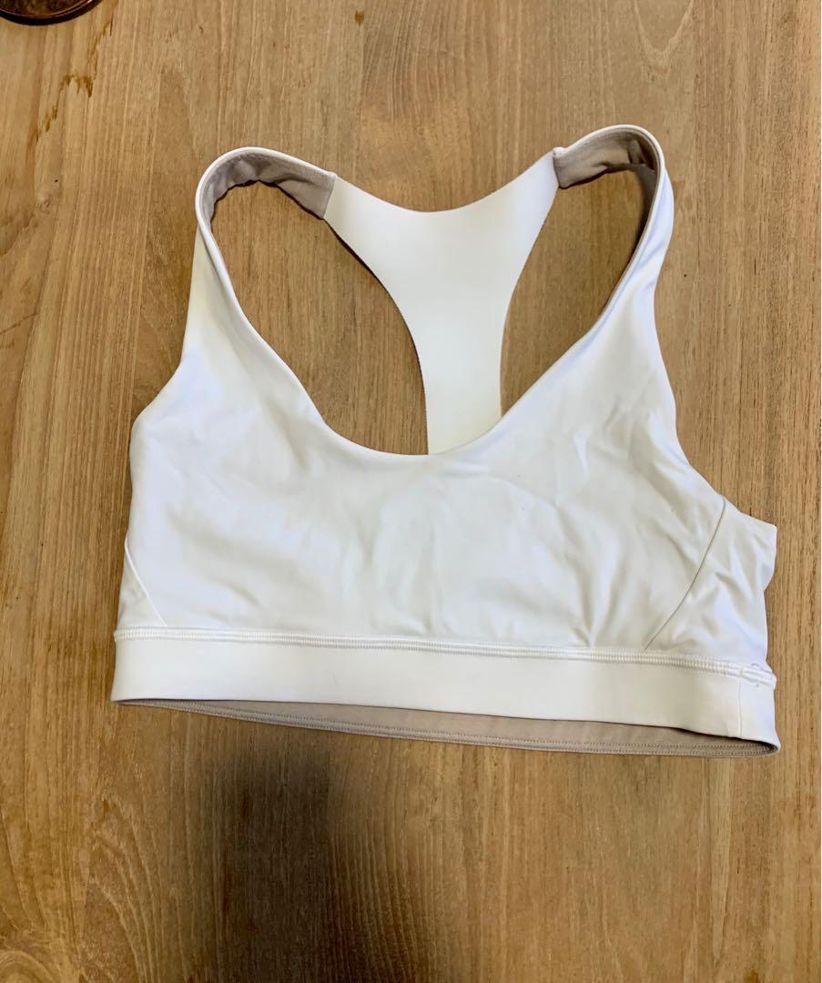white sports bra uk