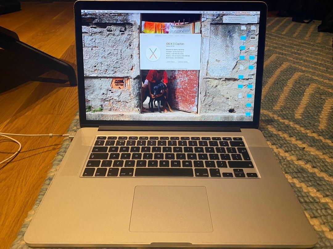 Macbook Pro 15 Inch Retina Mid 12 Electronics Computers Laptops On Carousell
