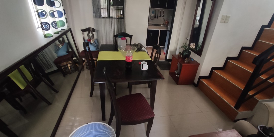 Malaysian Wood dining table with 4 chairs, Furniture & Home Living