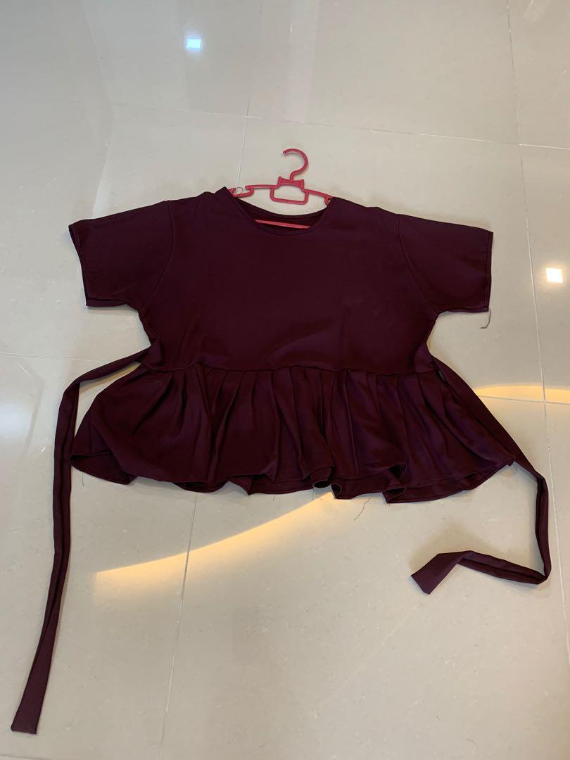 plus size peplum top uk