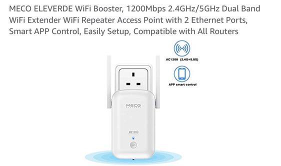 Meco eleverde repetidor wifi ac1200 2025