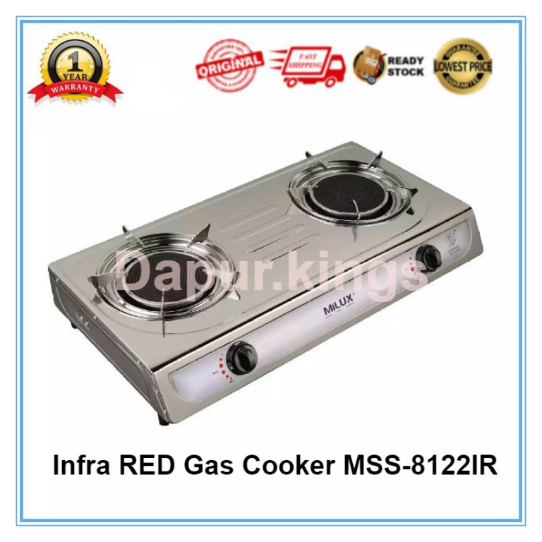Milux Infra Red Gas Cooker Mss 8122ir Kitchen Appliances On Carousell