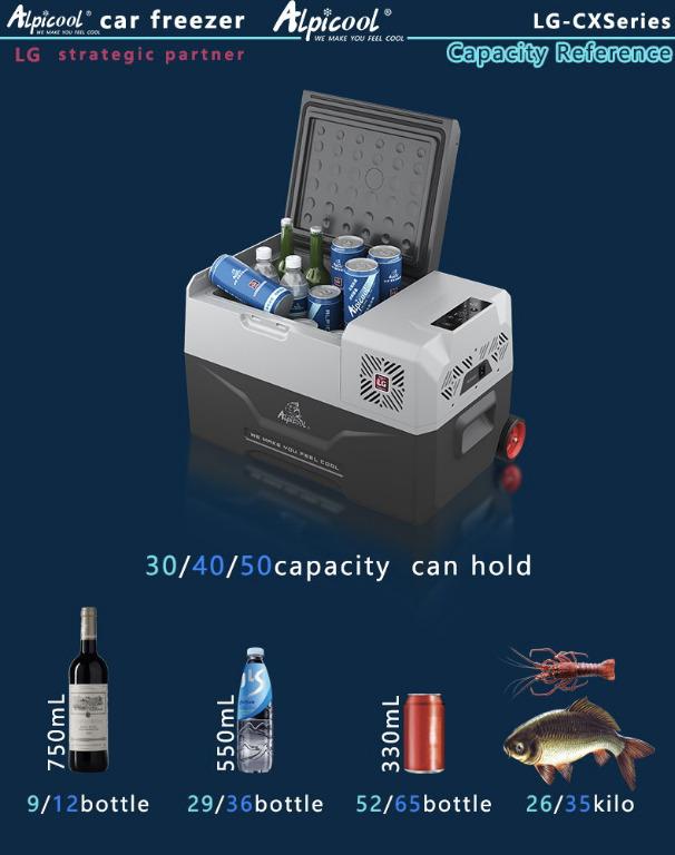 Mini Portable Fridge Refrigerator Alpicool 15L/22L/30L/ 40L/50L Car