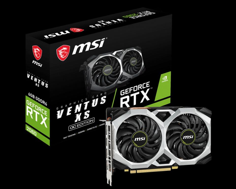 Msi geforce rtx 2060 ventus xs 6g oc cheap