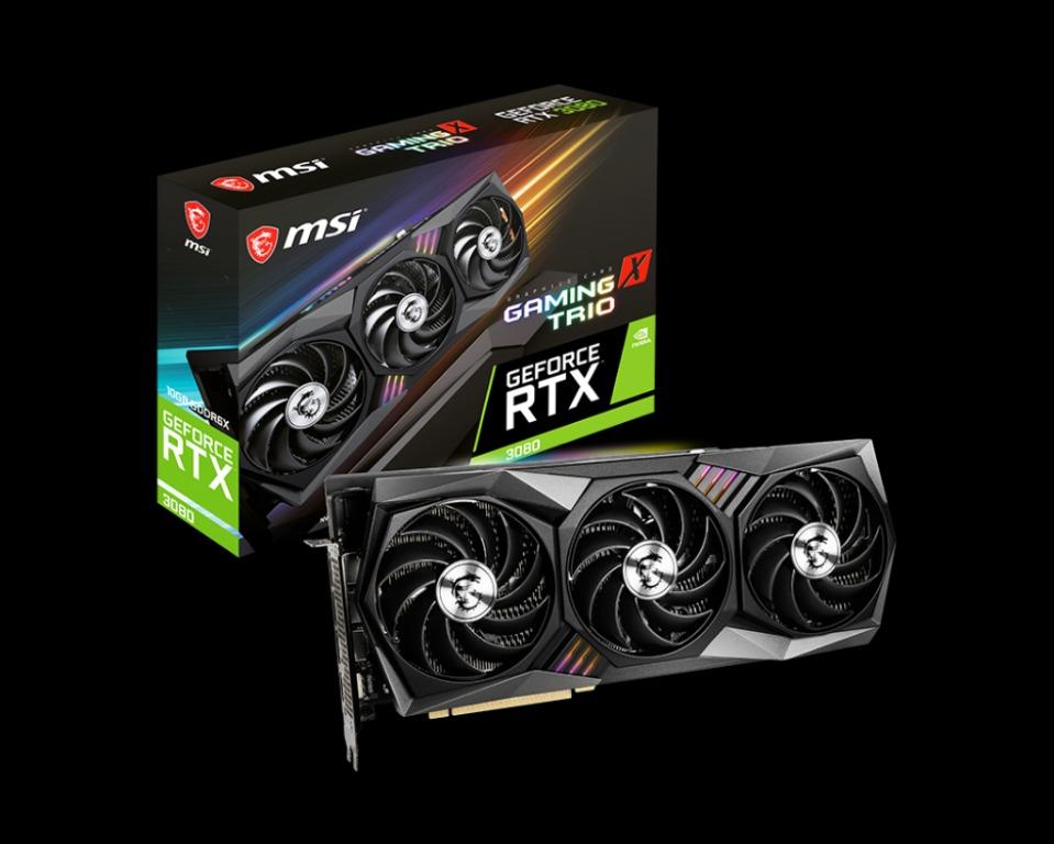 Msi Rtx 3080 Gaming X Trio 10g Rtx3080 Nvidia Geforce Component Gpu Electronics Computer Parts Accessories On Carousell