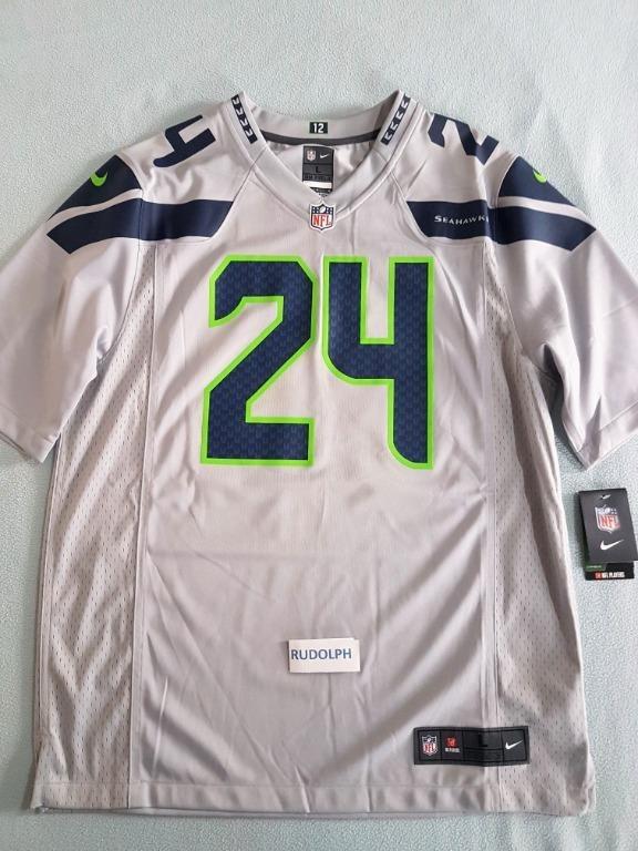 Grey marshawn lynch jersey clearance