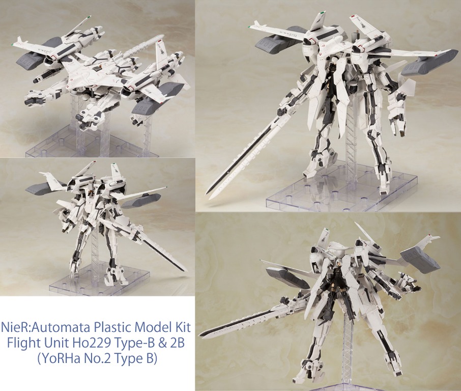 Nier Automata Plastic Model Kit Flight Unit Ho229 Type B 2b Yorha No 2 Type B Hobbies Toys Collectibles Memorabilia Fan Merchandise On Carousell