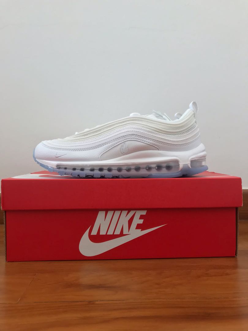 nike airmax 97 white ice