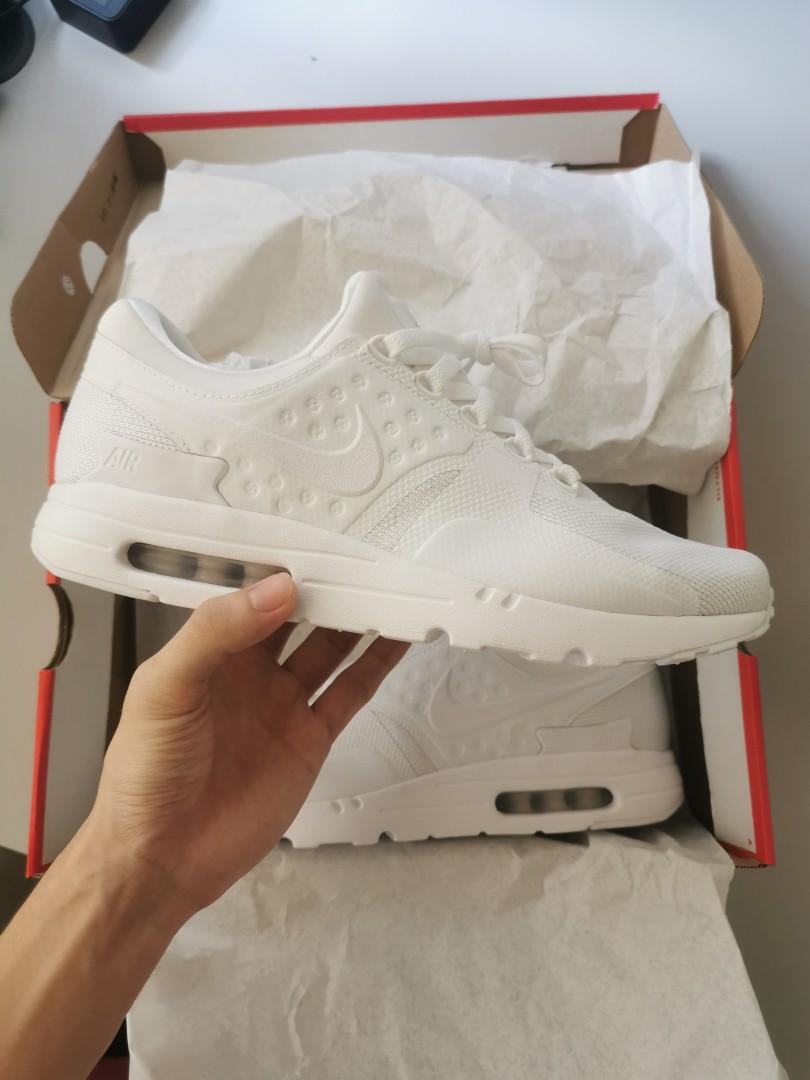 Nike air max zero essential white on feet hot sale