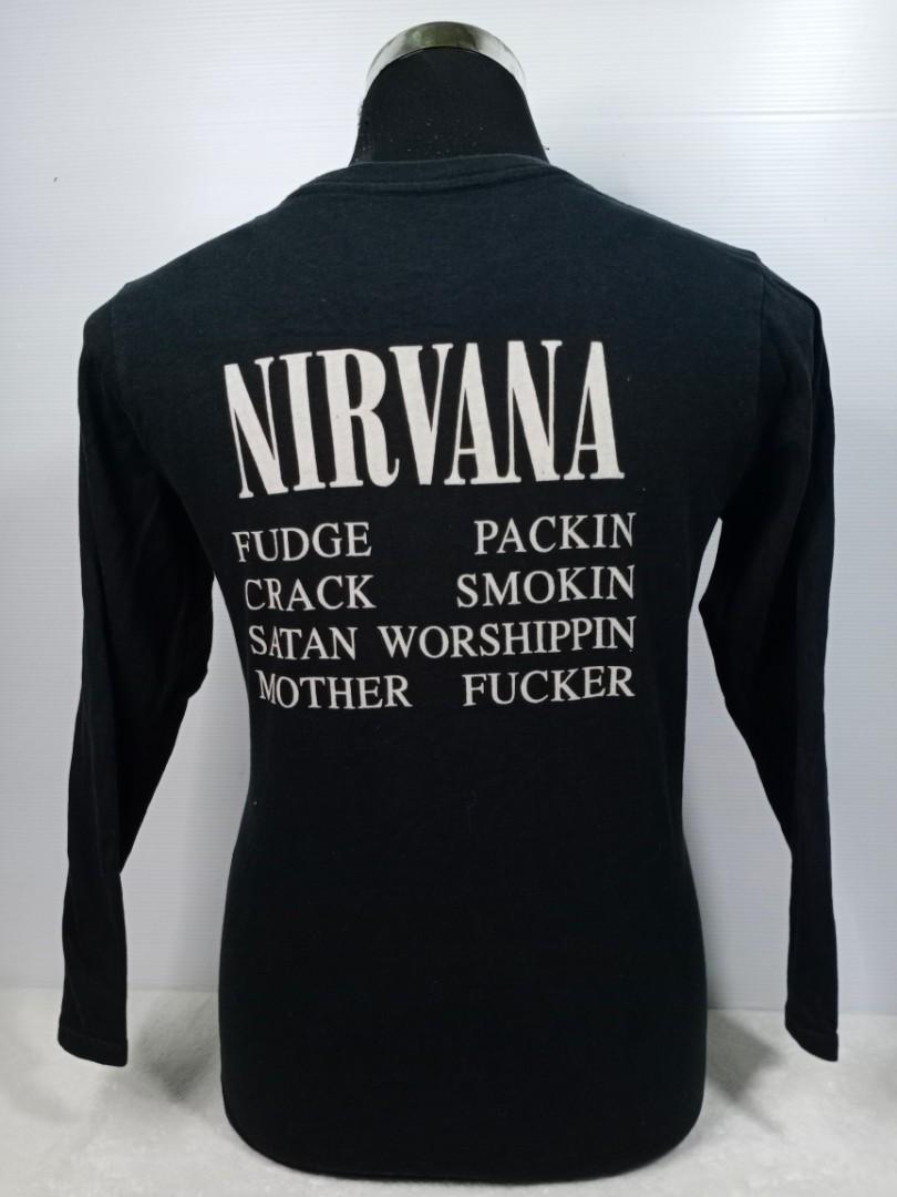 Nirvana crack smoking shirt sale