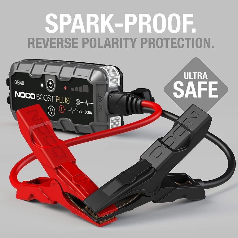 Noco Boost Plus Gb40 1000 Amp 12 Volt Ultrasafe Portable Lithium Car Battery Booster Jump Starter Power Pack For Up To 6 Liter Petrol And 3 Liter Diesel Engines Car Accessories Accessories On Carousell
