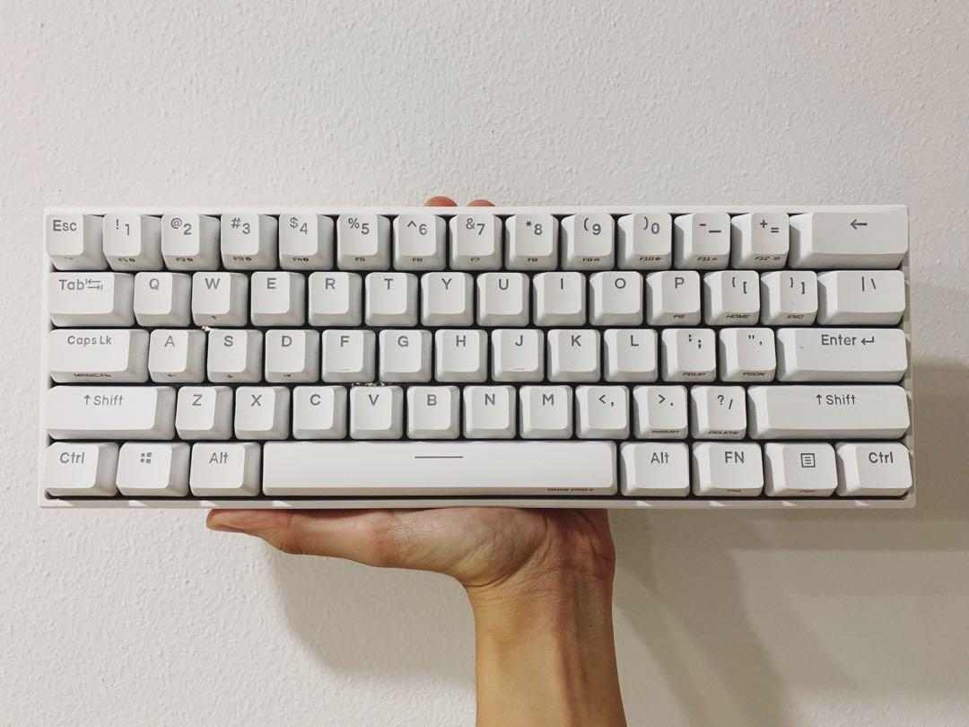 Obins Anne Pro 2 White Keyboard, Cherry Brown, Computers & Tech, Parts &  Accessories, Computer Keyboard On Carousell