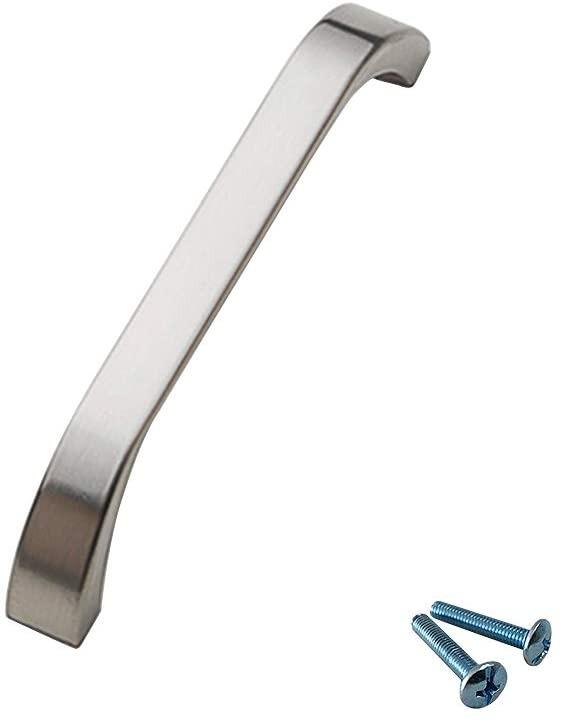 Ohome 10 Pack Brushed Nickel Door Kitchen Cupboard Drawer Handle Pull Cabinet Handle 96mm Hole Centers 106mm Long Furniture Others On Carousell